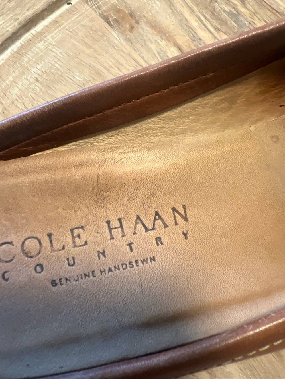 Cole Haan Women's Brown Leather Loafers - Picture 7 of 7